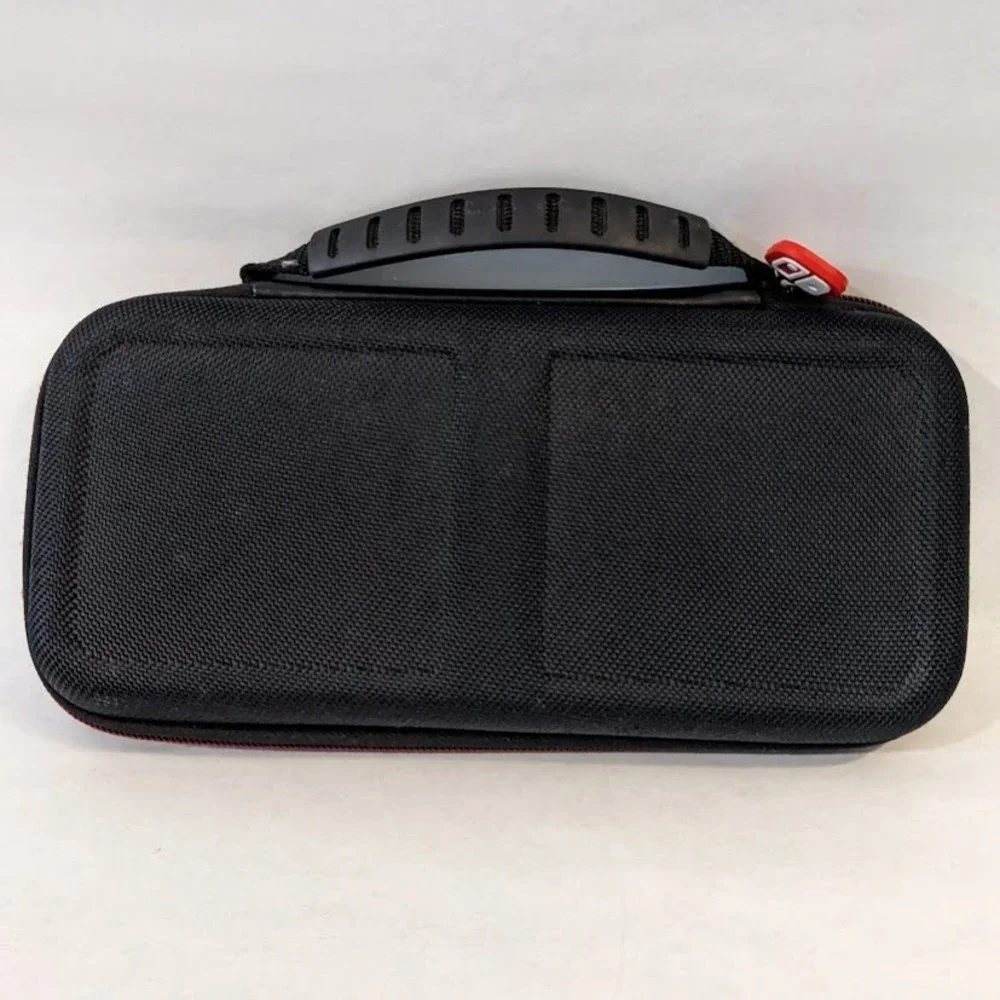 Official Nintendo Switch Travel Case Black Ballistic Nylon Hard Pad Carrying OEM